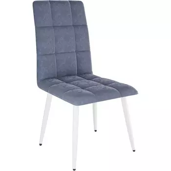 Стул Турин 2, цвет индиго (велюр)/белый Mebelson (арт.CHS.03.2143)