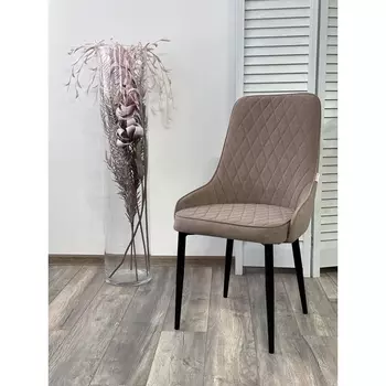 Стул ТУРИН, цвет B5 Капучино, велюр / черный каркас М-City 472M05591 M-City