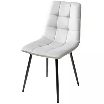 Стул UF910-02 GREY, велюр / черный каркас M-City Bari 624M03995