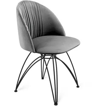 Стул угольно-серый/черный муар Sheffilton SHT-ST35-1/S112 7982224202