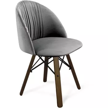 Стул угольно-серый/темный орех/черный Sheffilton SHT-ST35-1/S70 5789534303