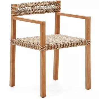 Стул уличный La Forma (ex Julia Grup) Giverola (Веревка,Тик)