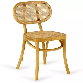 Стул уличный Maple ОГОГО Обстановочка! (Ротанг,Массив дерева/Бежевый) арт.904265