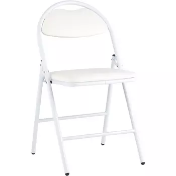 Стул складной Hagen экокожа белый каркас белый УТ000036846 Stool Group
