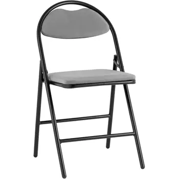 Стул складной Hagen велюр серый каркас черный УТ000036892 Stool Group