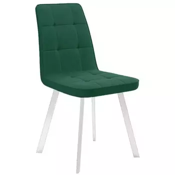 Стул В10 GREEN, ножки белые Dikline 00-00062513