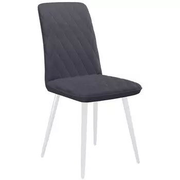 Стул В28 ANTRACITE /ножки белые Dikline 00-00058030