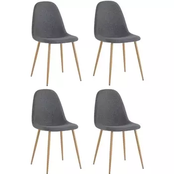 Стул Валенсия SN Темно-серый 4 шт Stool Group (арт.УТ000037341)