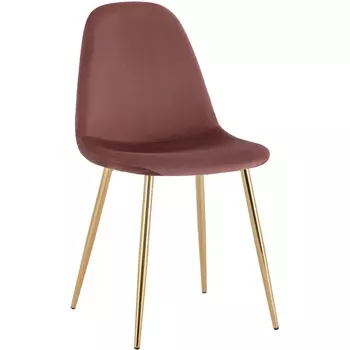 Стул Stool Group Валенсия SN велюр пыльно-розовый золотые ножки УТ000036464