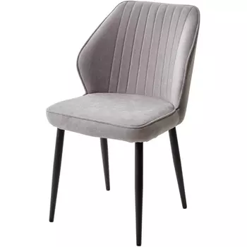 Стул VENA, цвет B22 Серый, велюр / черный каркас M-City Vena 670M04766