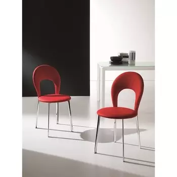 Стул VITTORIA 44,52 (М089 алюмин./ MAGU/07 TB606 антрацит, ткань Magu ) (арт.44.52.TB606) M-City