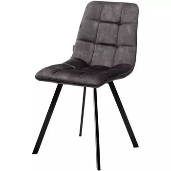 Стул VT5001-3 античный серый, велюр без пальчиковый/ черный каркас M-City 629M04868