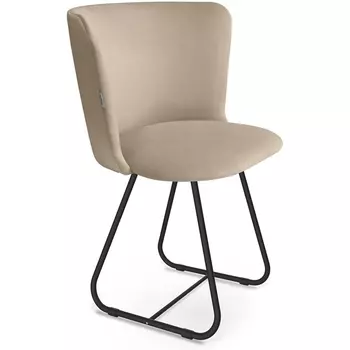 Стул ванильный крем/черный муар Sheffilton SHT-ST36/S38 5660319801