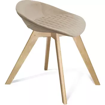 Стул ванильный крем/прозрачный лак Sheffilton SHT-ST19-SF2/S39 4379992002