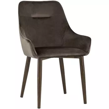 Стул велюр коричневый Stool Group УТ000004930