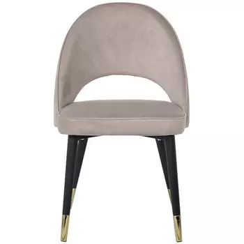 Стул велюр серо-бежевый 51*56*84см Garda Decor арт.30C-1228F BG
