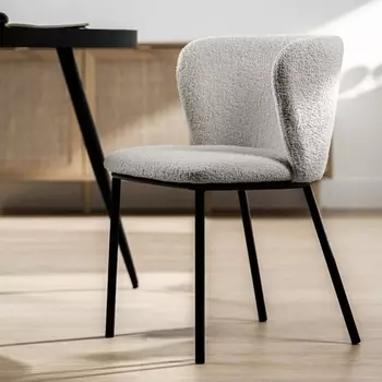 Стул Whirl Hesby Букле/Серый арт.HSBI_DC23106_grey