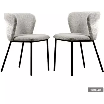 Стул Whirl Hesby Букле/Серый арт.HSBI_DC23106_grey_2