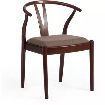 Стул (mod. C-5280) Темный орех (HN GLAZE) (дерево гевея, ткань) Tetchair 113735 15129