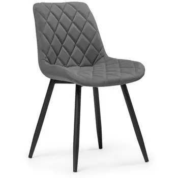 Стул Notta на металлокаркасе Баодин Б/К темно-серый / черный 517122