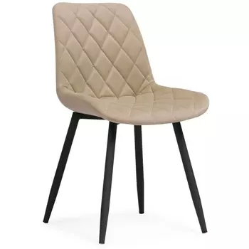 Стул Notta на металлокаркасе Баодин Б/К бежевый / черный 517114