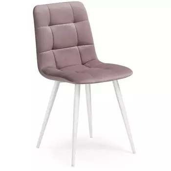 Стул Woodville на металлокаркасе Чилли К розовый / белый 502061