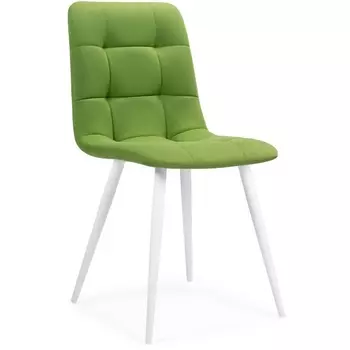 Стул Woodville на металлокаркасе Чилли К светло-зеленый / белый 502064