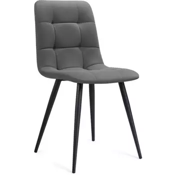 Стул Notta на металлокаркасе Чилли К темно-серый / черный 502075