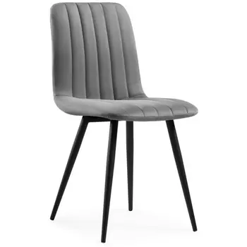 Стул Notta на металлокаркасе Дани темно-серый / черный 560288