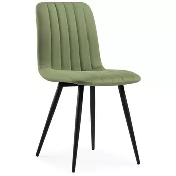 Стул Notta на металлокаркасе Дани зеленый / черный 560286