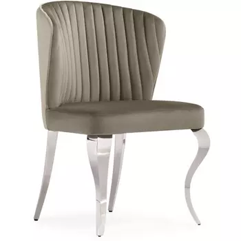 Стул Woodville на металлокаркасе Edwin light beige / steel 15389