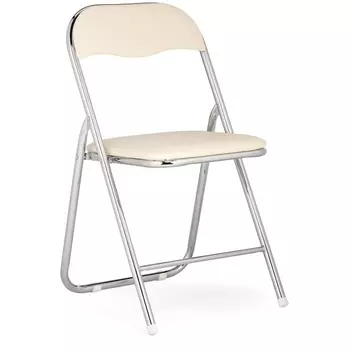 Стул Woodville на металлокаркасе Fold 1 складной beige / chrome 15481