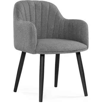 Стул Woodville на металлокаркасе Халли lamb 11 / черный 552087