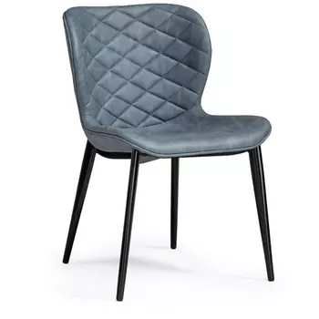 Стул Woodville на металлокаркасе Катабучи ткань kiprus 11 / черный глянец 528500