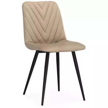 Стул Notta на металлокаркасе Ральф бежевый / черный 568499