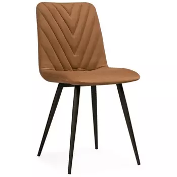 Стул Notta на металлокаркасе Ральф кирпичный / черный 568506