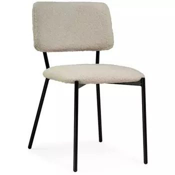 Стул Woodville на металлокаркасе Reparo beige / black 15659