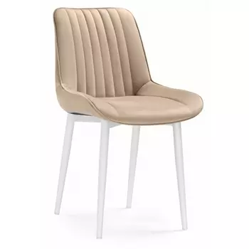 Стул Notta на металлокаркасе Седа К бежевый / белый 502095
