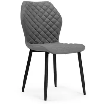 Стул Woodville Софи темно-серый / черный 516573