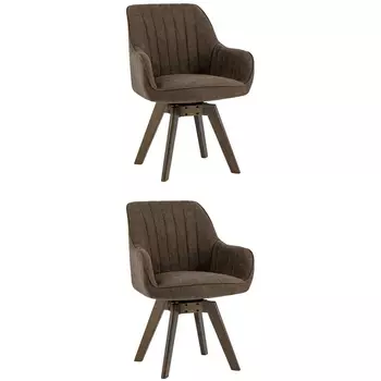 Кресло Stool Group вращающийся MANS коричневый 2 шт. УТ000031281