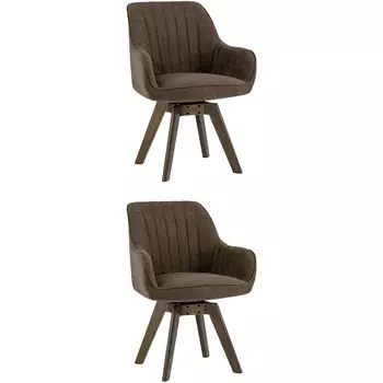 Стул вращающийся MANS коричневый, Stool Group