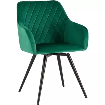 Стул вращающийся велюр зеленый Stool Group Дастин УТ000036169