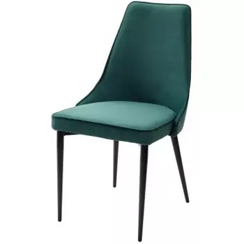 Стул ЗЕЛЕНЫЙ #19, велюр/ черный каркас M-City NEPAL-P 461MC03525