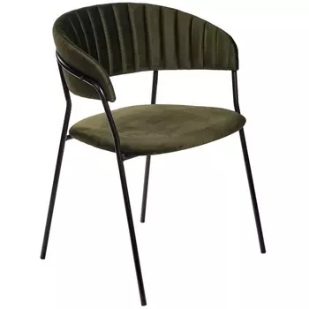 Стул зеленый с чёрными ножками Bradex Home Turin FR 0765