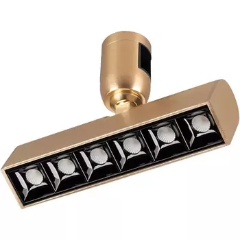 Трековый светильник модульный ART-APRIORI-LASER-TURN-L165-8W Day4000 (GD, 48 deg, 48V) (Arlight, IP20 Металл) 044912