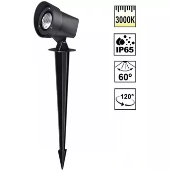Светильник ландшафтный светодиодный грунтовый IP65 LED 13W 220V Novotech Landscape 359529 черный