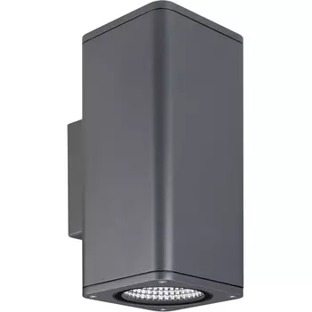 Светильник LGD-EVO-WALL-TWIN-S100x100-2x12W Warm3000 (GR, 44 deg, 230V) (Arlight, IP54 Металл, 3 года) 046195
