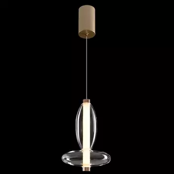 Светильник подвесной Crystal Lux QUASAR SP7W LED TRANSPARENT