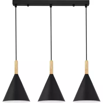 Светильник подвесной Evoluce Arket SLE1255-403-03 Черный/Черный E27 3*40W