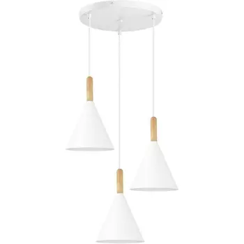 Светильник подвесной Evoluce Arket SLE1255-513-03 Белый/Белый E27 3*40W